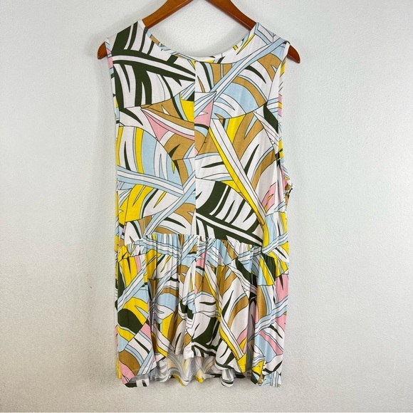 2/$25 Lane Bryant Swing Abstract Art Soft Stretch Business Casual Tank Top 22/24 - Picture 2 of 10